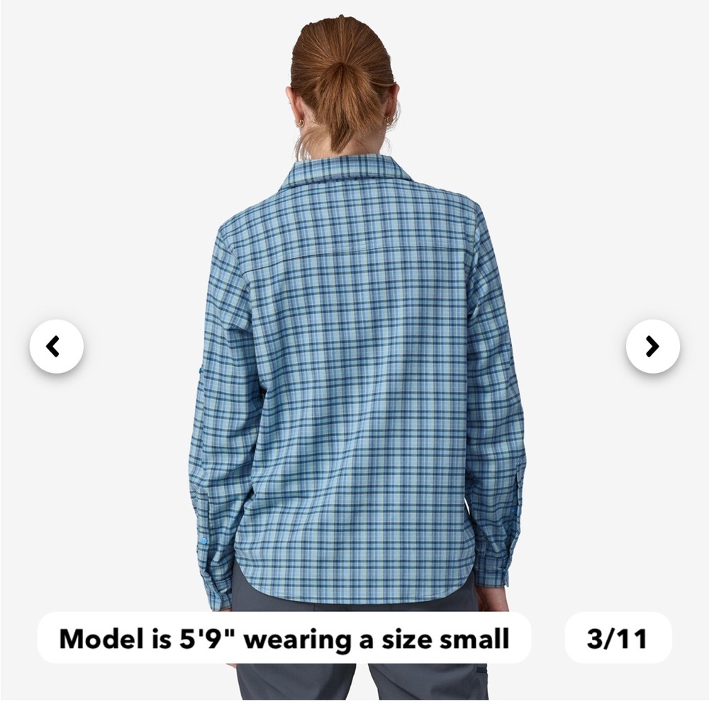 Patagonia W’s Early Rise Shirt size small NWOT - Picture 12 of 14